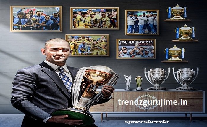 ms dhoni trophy collection