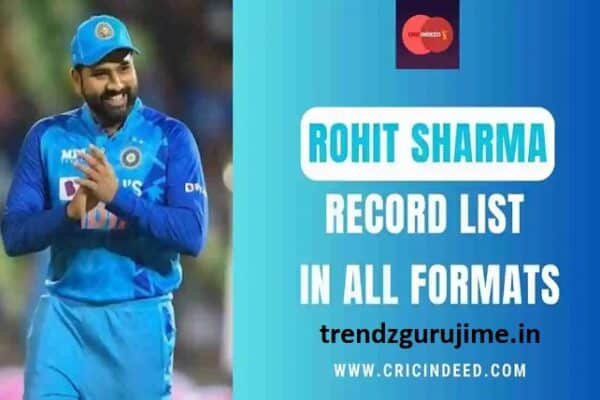 rohit sharma record list